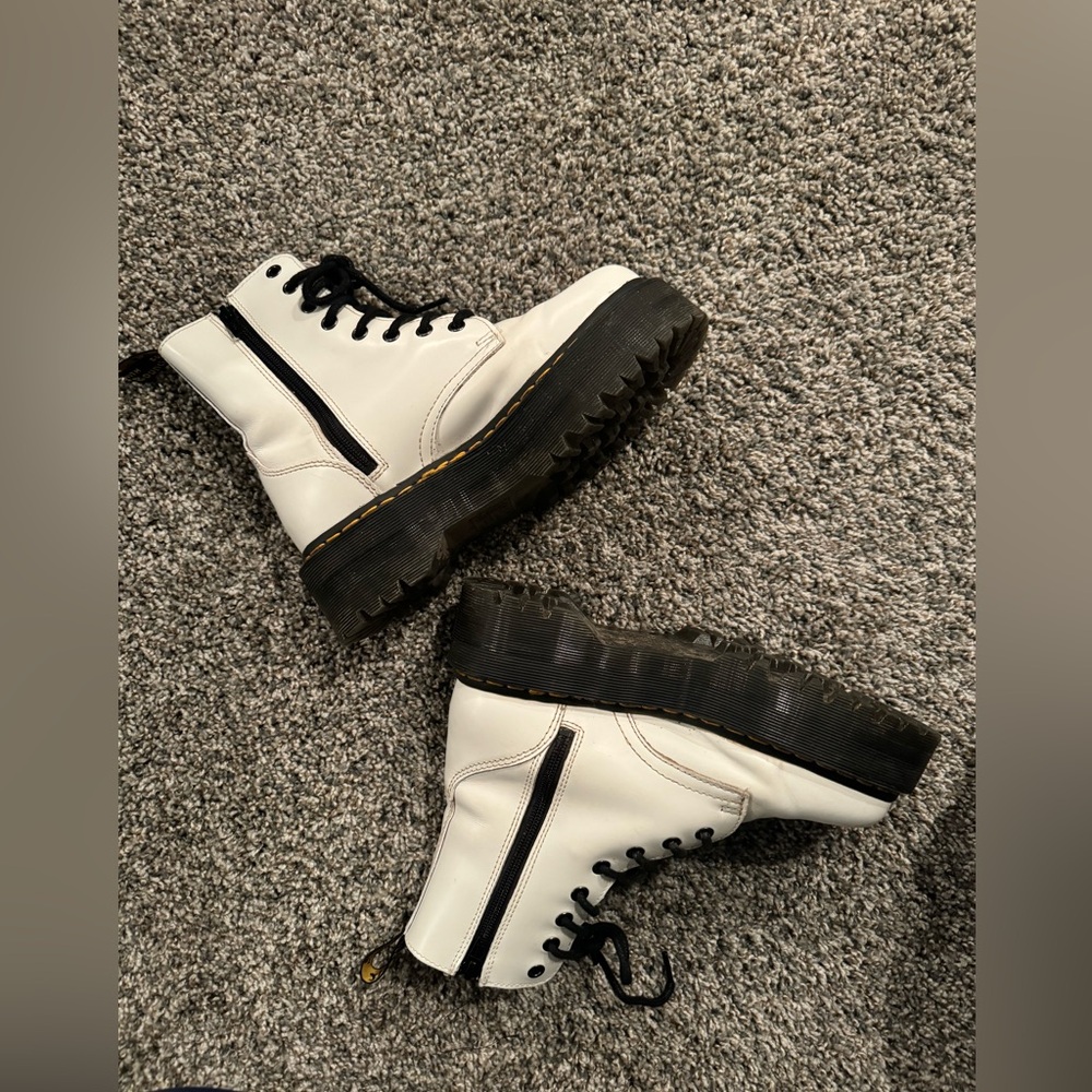 JADON BOOT SMOOTH LEATHER PLATFORMS - Picture 5 of 11